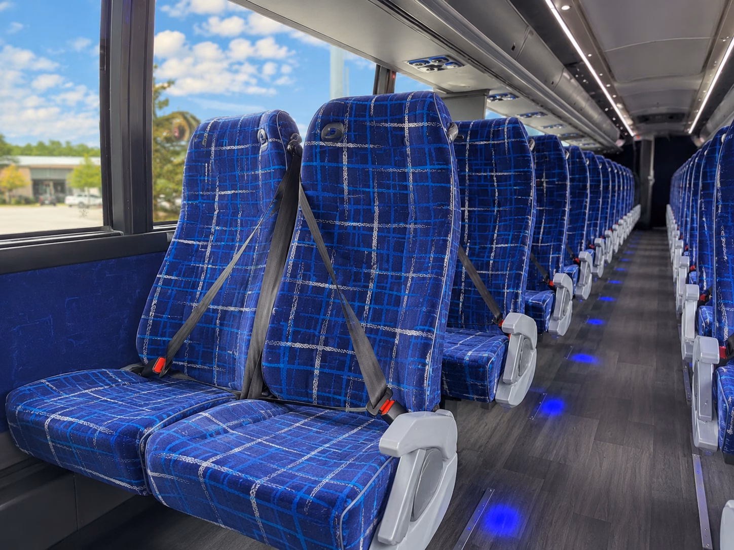 mount vernon charter bus interior