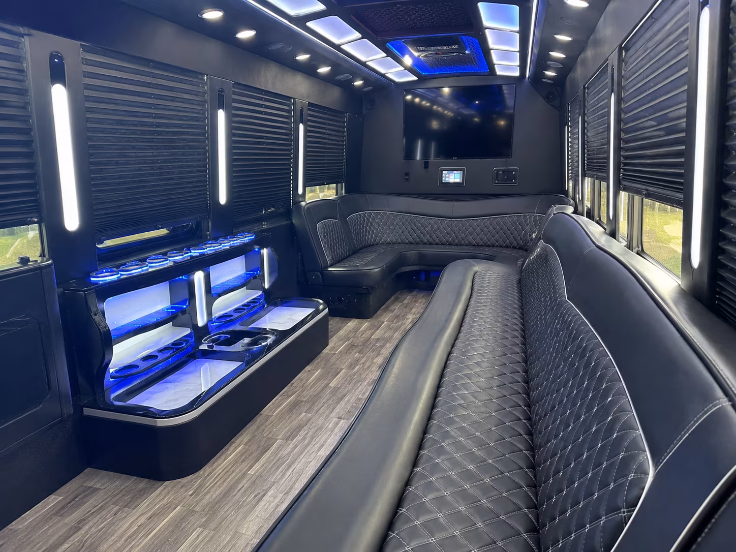 night on town party bus rental