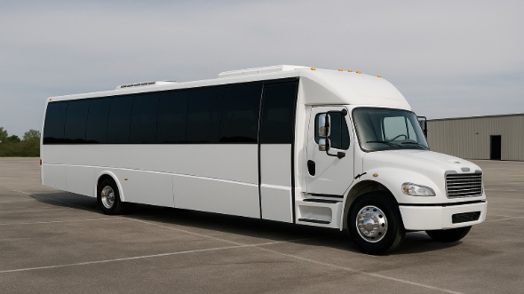 Exterior of Charter Bus Company Mount Vernon's 25 Passenger Mini bus in Mount Vernon