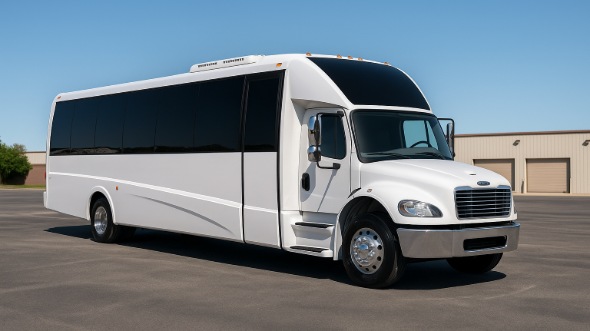 Exterior of Charter Bus Company The Bronx's 30 Passenger Minibus in The Bronx