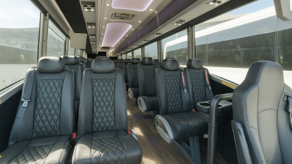 mount vernon 18 passenger minibus inside