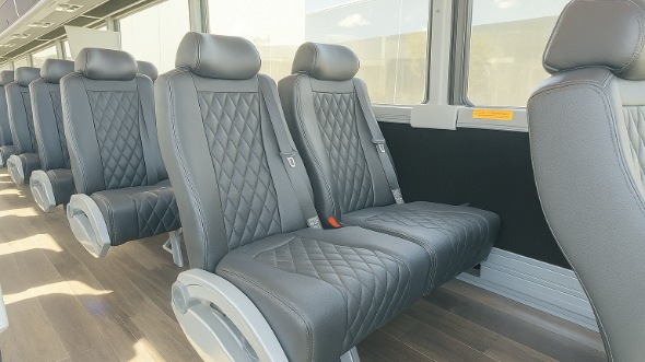 mount vernon 20 passenger minibus inside