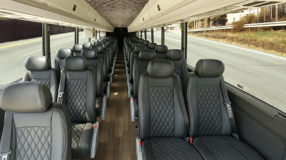 mount vernon 25 passenger minibus inside