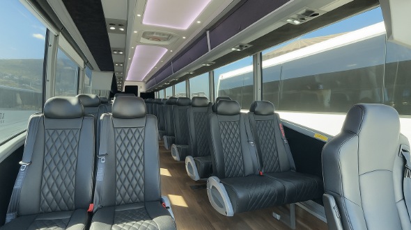 mount vernon 30 passenger minibus inside